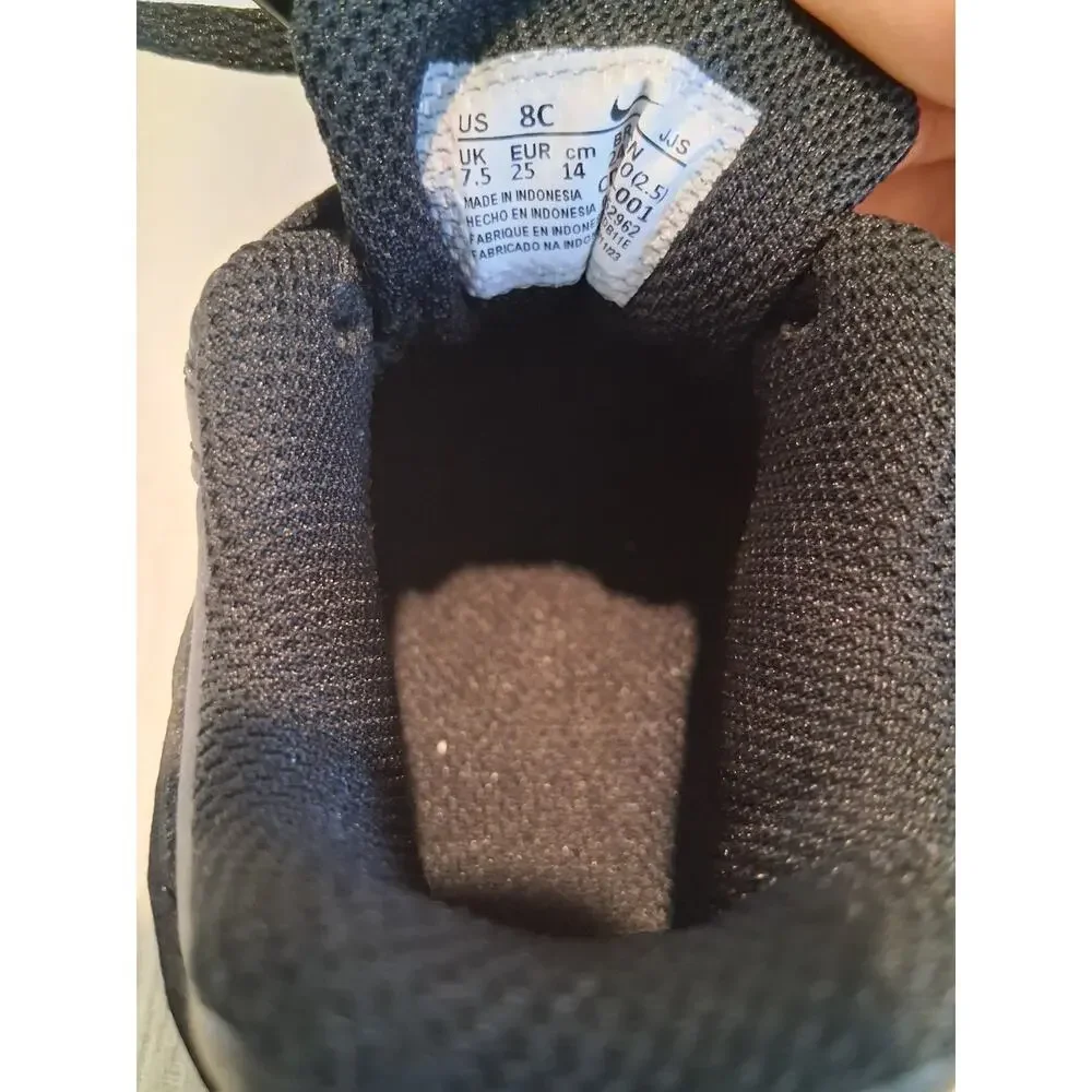 Nike Air Max 90 LTR TD Triple Black CD6868-001 Toddler Kids Size 8C